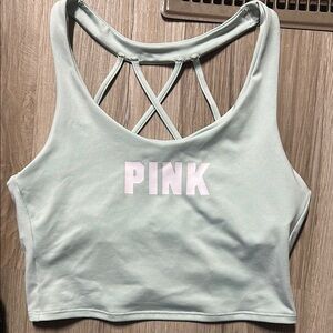 🌻PINK Victoria's Secret Light Green Sports Bra🌻